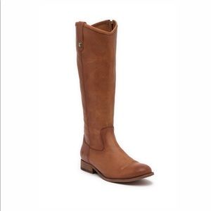 Frye Melissa Button Inside Zip Leather Boot